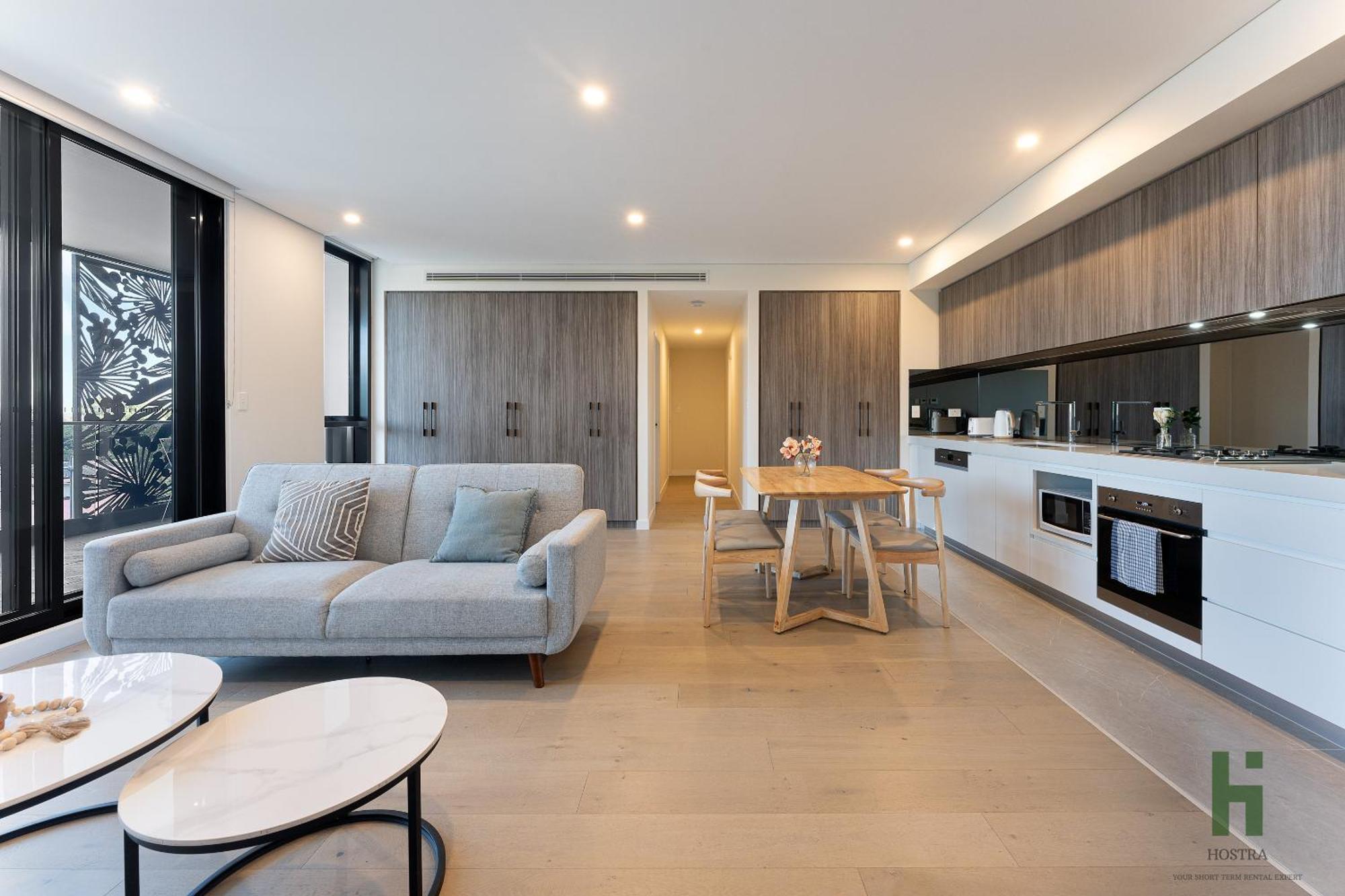 סידני Luxury 3 Bedroom Apartment In Ryde מראה חיצוני תמונה